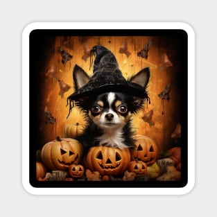 Chihuahua Halloween Magnet