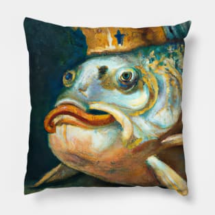 Fish with a Crown Pillow