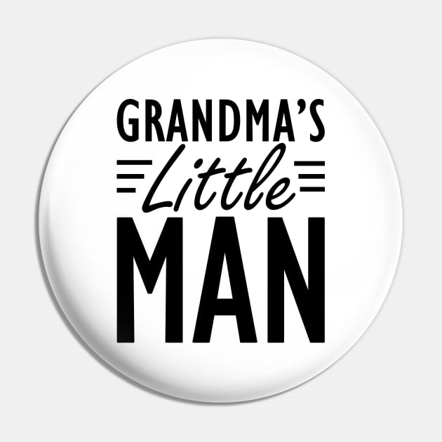 Grandma's little man Pin by KC Happy Shop