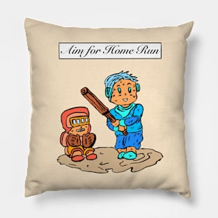 Aim for Home Run Pillow