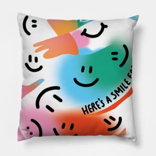 Here's a smile for you Pillow