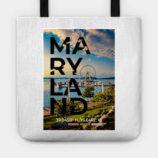 Maryland Travel Poster Tote