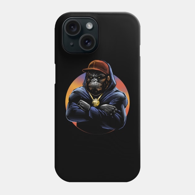 HIP HOP MONKEY Phone Case by madeinchorley