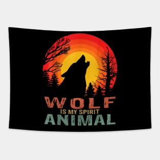 wolf is my spirit animal Tapestry