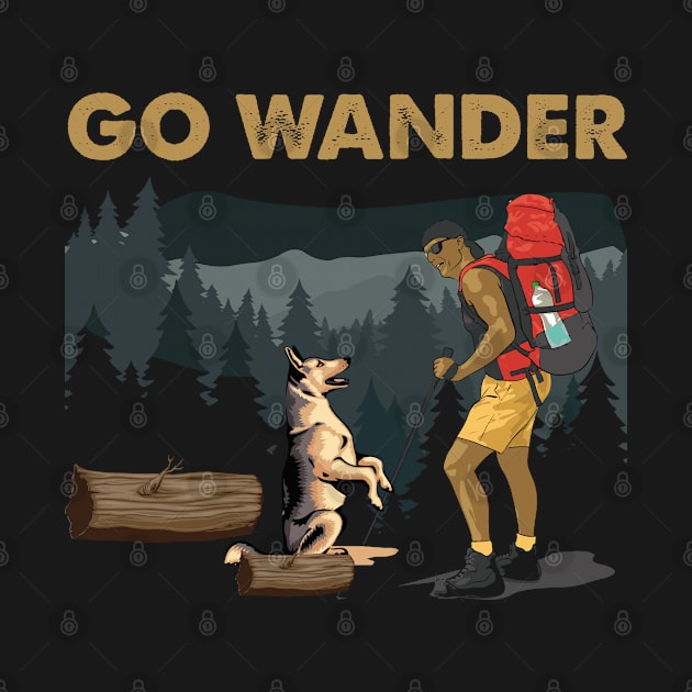 Go Wander a Dog Adventure by 13Lines Art