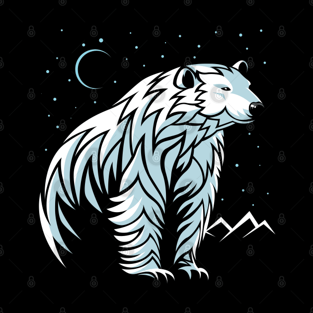 Tribal Polar Bear by albertocubatas