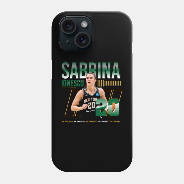 Sabrina Ionescu | 20 Phone Case by Aloenalone