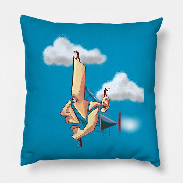 Triple Lookout Pillow by Yeti Slang 