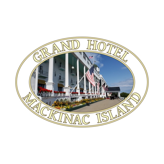 Grand Hotel on Mackinac Island in Michigan by GentleSeas