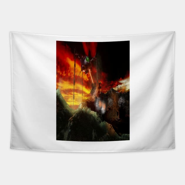 Thunderchild Tapestry by micjammusic