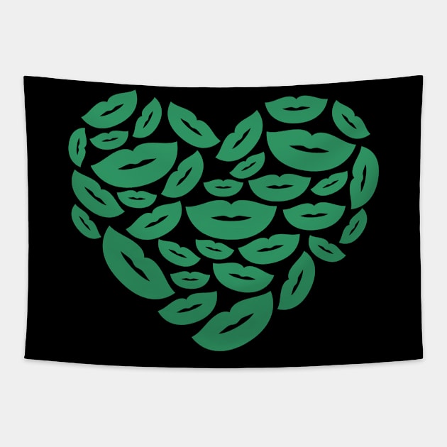 Irish Kisses Tapestry by amitsurti