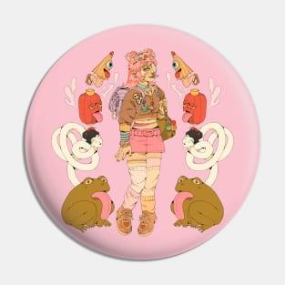 Yokai girl Pin