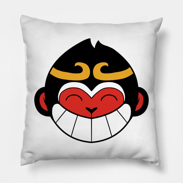 Monkie Kid Pillow by Atzon