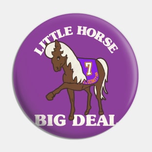 LI'L SEBASTIAN // LITTLE HORSE BIG DEAL Pin