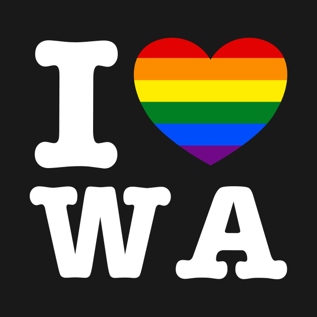 Washington Pride - I Love Washington by winwinshirt