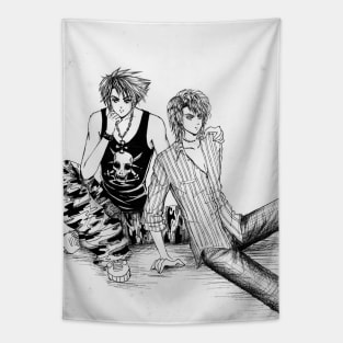 Drawing of Two Boys 2007 Tapestry