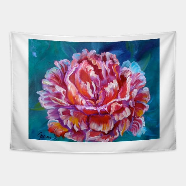 Peony No. 2 Tapestry by jennyleeandjim