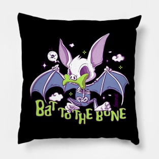 Bat to the bone Pillow