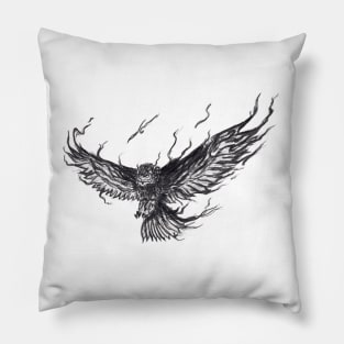 Smoke Owl Pillow