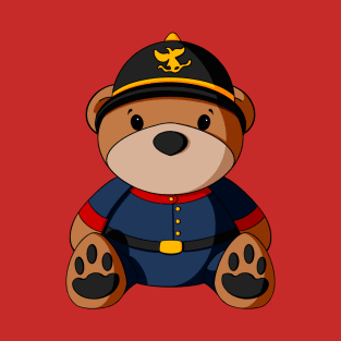 German Officer Teddy Bear T-Shirt