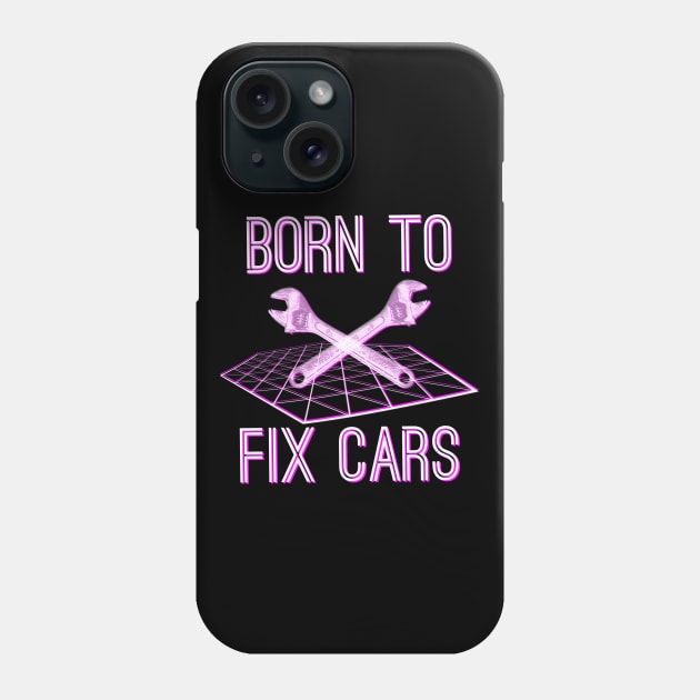 Born to Fix Cars Phone Case by giovanniiiii