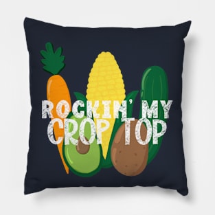 Crop Top with extra veggies. Pillow