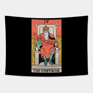 The Emperor Tarot Card - Witchy Magic Tapestry