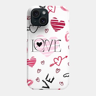 Valentines Day Patterns Love Phone Case