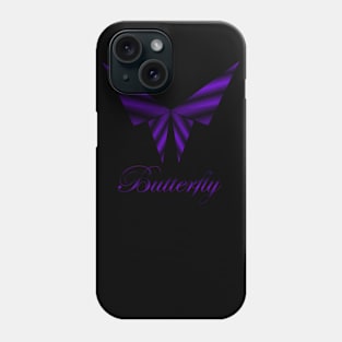 Metallic butterfly Phone Case