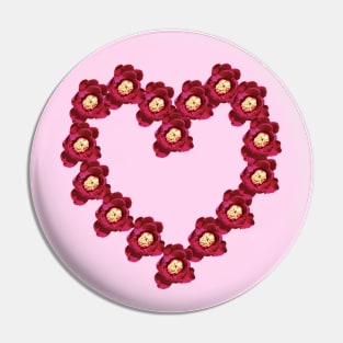 Happy Valentine Day - Peony Love Pin