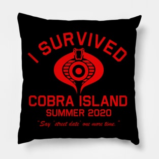 Cobra Island Survivor Pillow