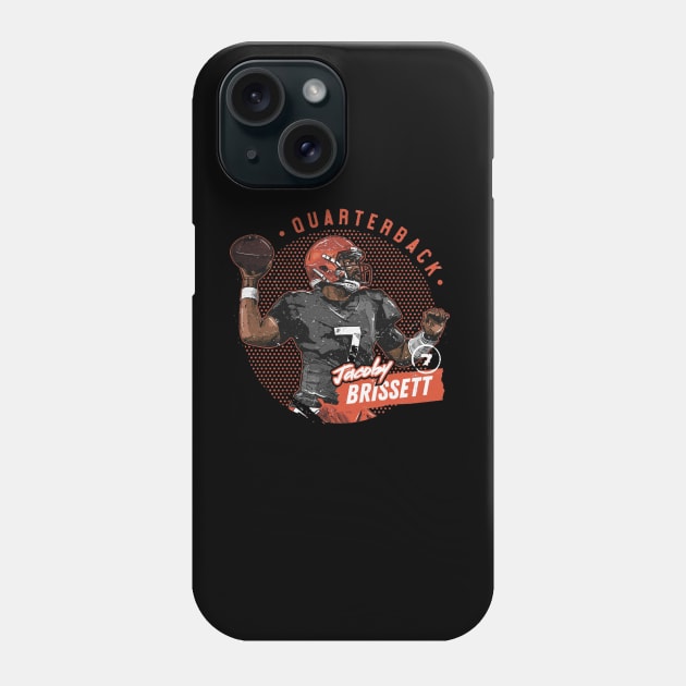 Jacoby Brissett Cleveland Dots Phone Case by Chunta_Design