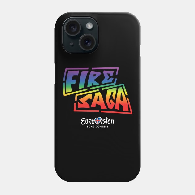 Fire Saga Logo (instrument case version) Phone Case by GraphicGibbon