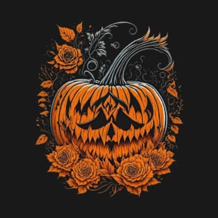 Ornate Jack-O-Lantern - Halloween Trick or Treat T-Shirt