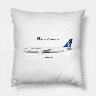 Illustration of Ansett Australia Airbus A320 Pillow