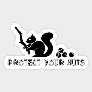 Im Nuts Stickers for Sale