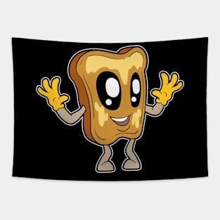 Kawaii Toast Tapestry