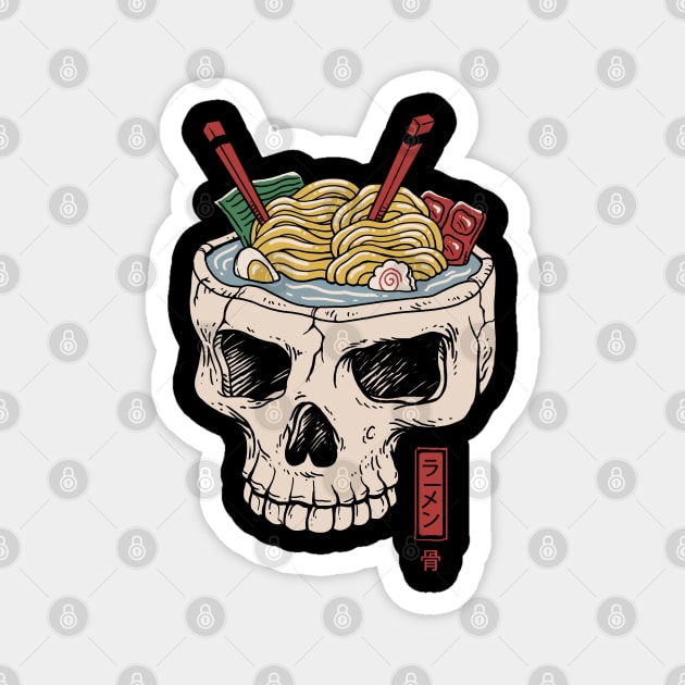 Ramen Brain Magnet by Vincent Trinidad Art