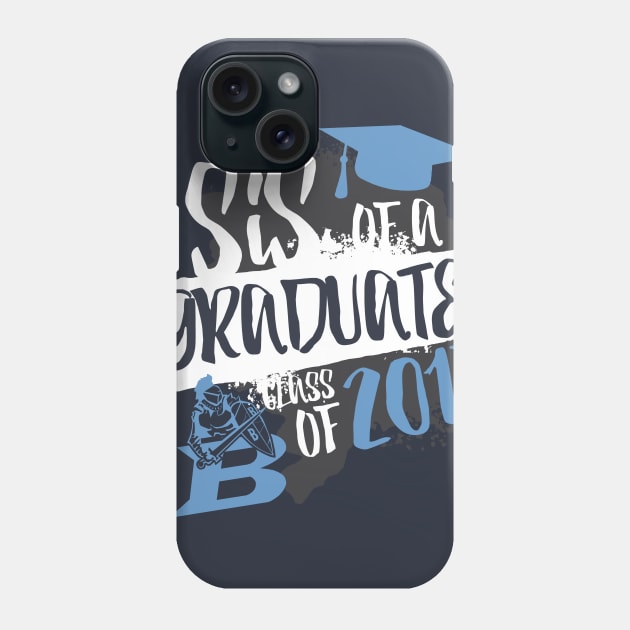 Graduation Sis - Blue! Phone Case by masterpanto