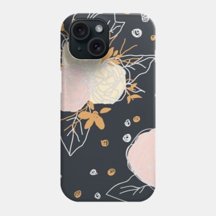 PUFFY PASTEL FLORAL PATTERN Phone Case