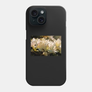 White Azalea Flowers Phone Case