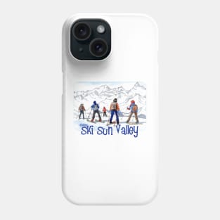 Ski Sun Valley, Idaho Phone Case