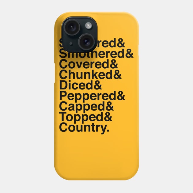 Helvetica Browns Phone Case by BlimpCo