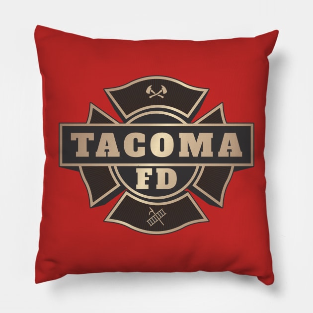 Tacoma FD Logo Pillow by Vault Emporium