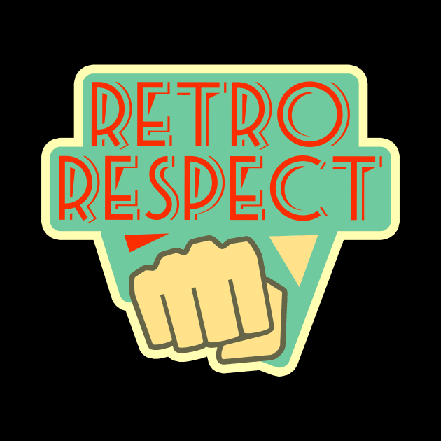 Retro respect fist 1950s - 1960s inspired by ownedandloved