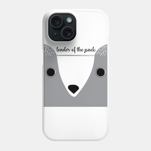 Leader of the Pack Phone Case by Mint Cloud Art Studio