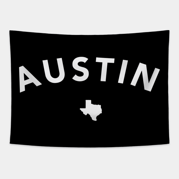 Austin TX Tapestry by Nick Quintero