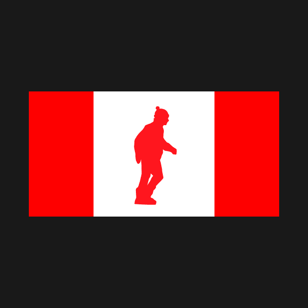 "Canadian" Flag by cartogram