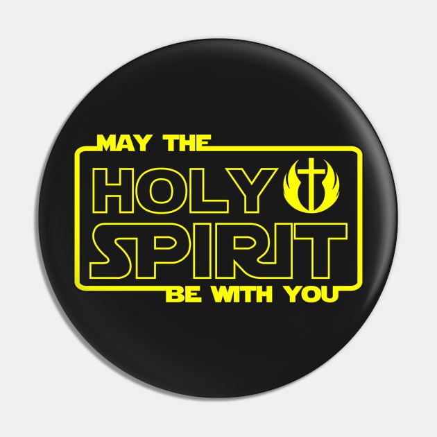 May The Holy Spirit Be With You | Christian T-Shirt, Hoodie and Gifts Pin by ChristianLifeApparel