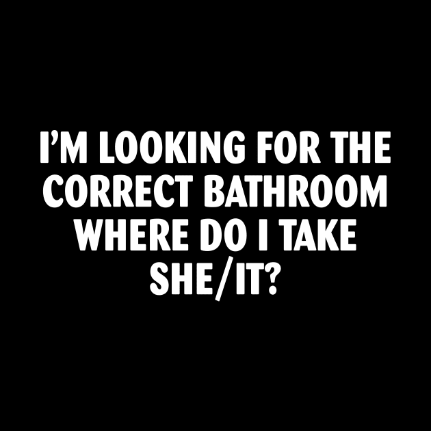 I’m Looking For The Correct Bathroom Where Do I Take She It by Spit in my face PODCAST